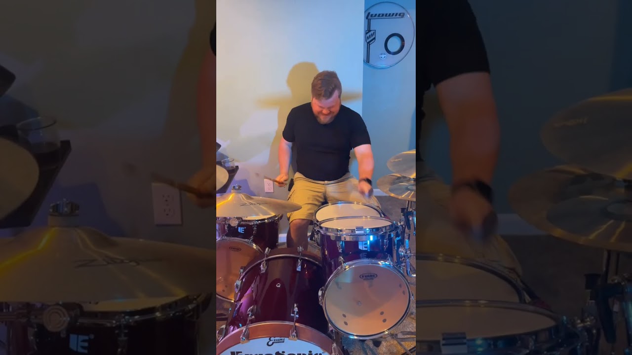 Guess who the drummer in our band is&hellip;