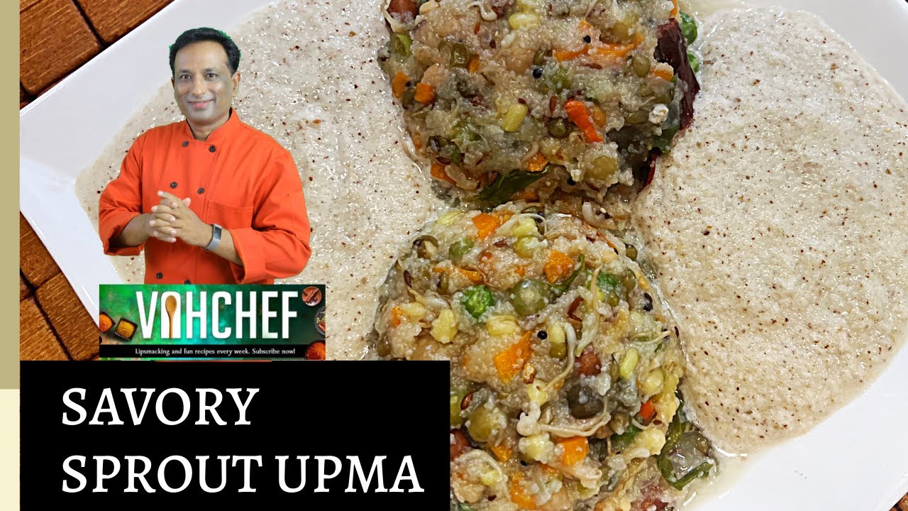 Upma Upgrade: Sprout Power Sprouty Upma: A Healthier Twist