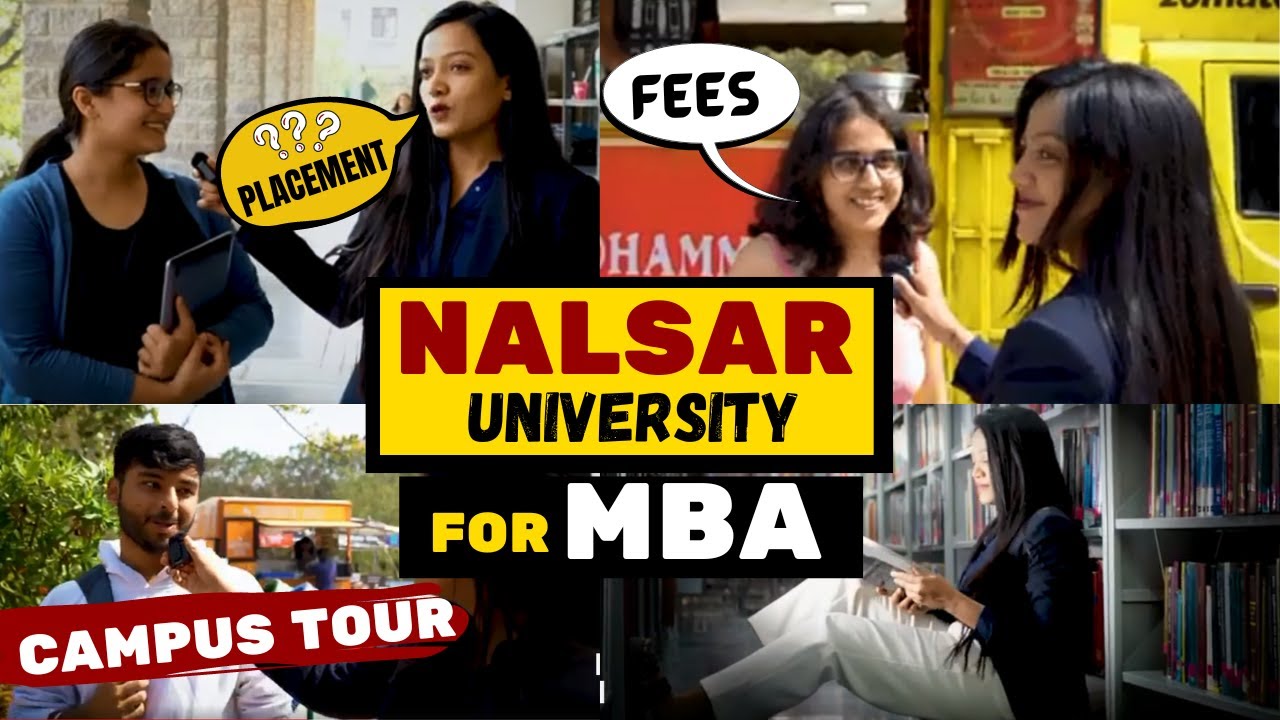 NALSAR University🔥 || Campus || Fees || MBA के लिए केसा Option है🤔? ||A Day in NALSAR University ✅