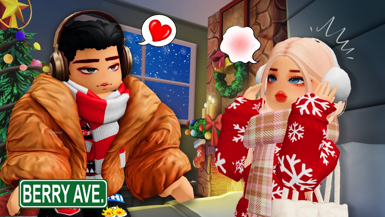 FAKE FRIENDS ON CHRISTMAS NIGHT WITH A HOT GUY | SHOCKING LOVE STORY | Berry Avenue Rp Story