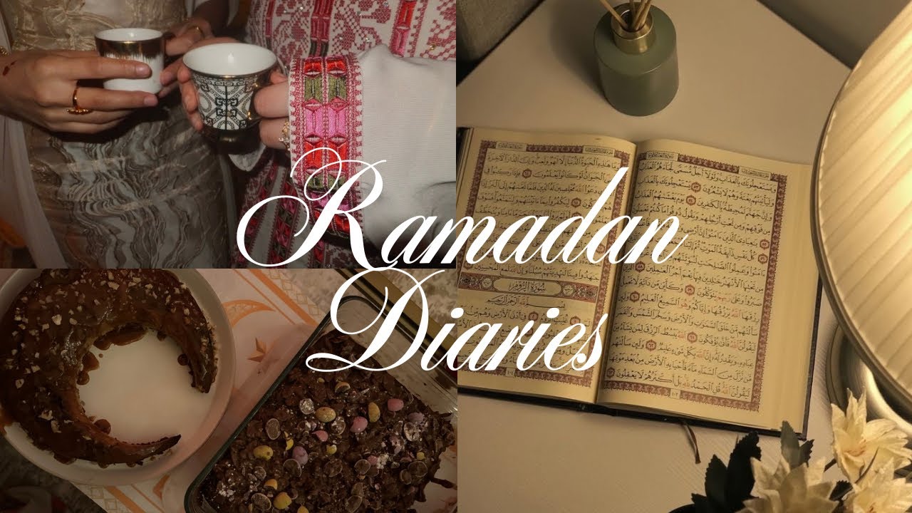 Ramadan Diaries 💫 | books, matcha, iftars & taraweeh