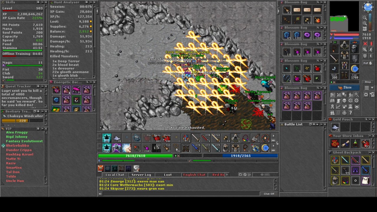 Tibia Core Wetterwachs 503EK@ Hero of Rathleton Quest
