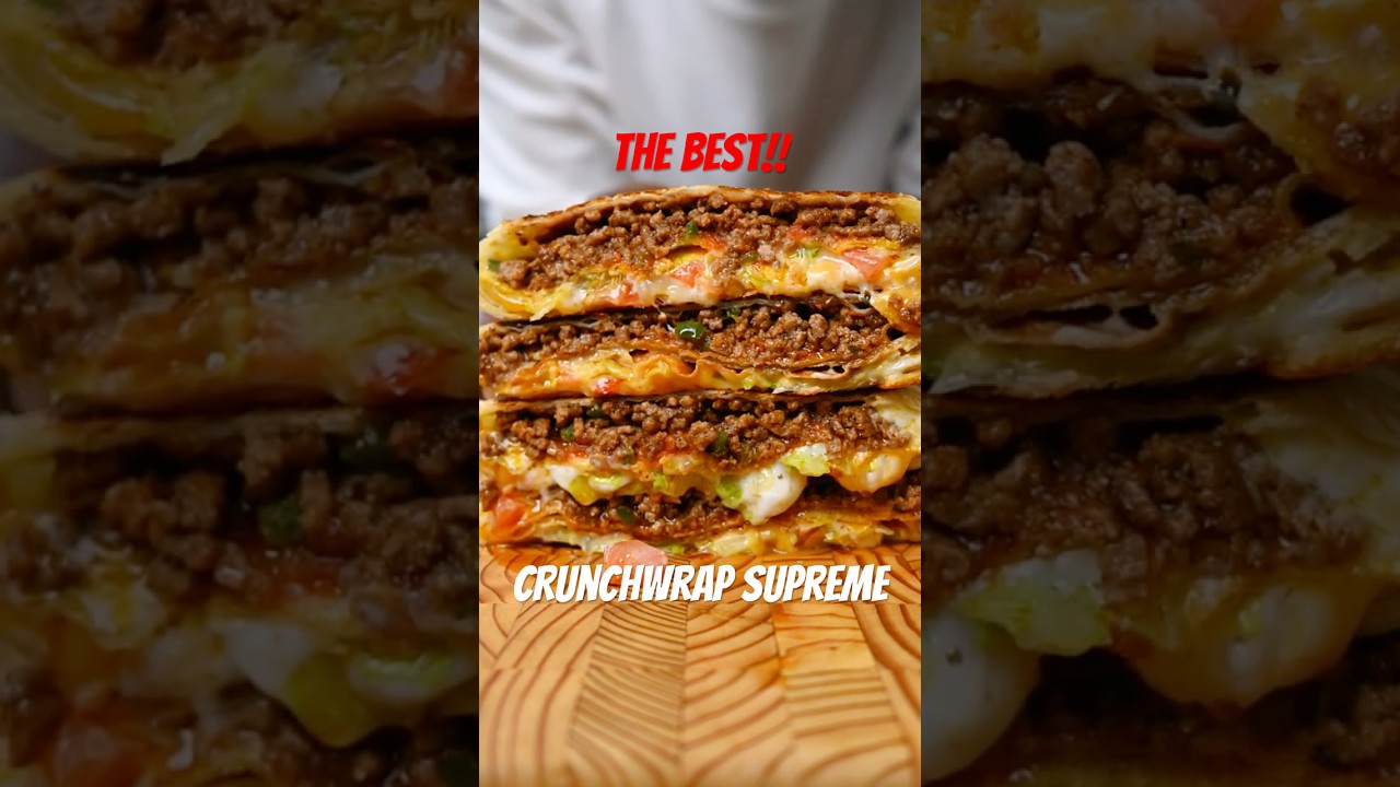 The Best Homemade Crunchwrap Supreme!!  #easyrecipe #tacobell #crunchwrapsupreme #torontochef