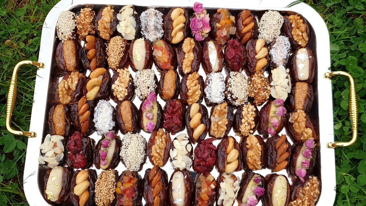 plateau de dattes fourrėes prestige بلاطو با لتمر معمر بريستيج