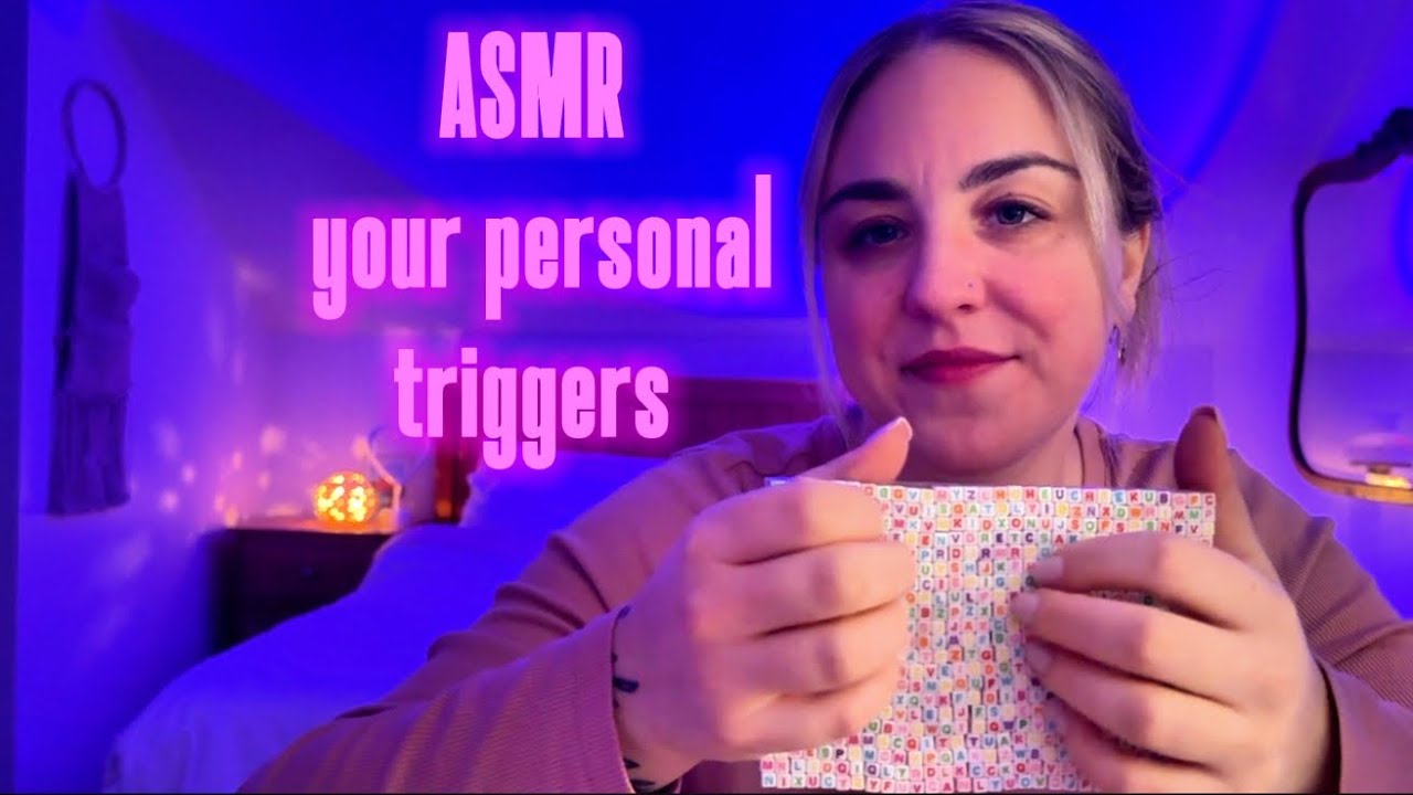 Tingliest Triggers ASMR ✨🔡 | Your First Initial is Your Unique Trigger 