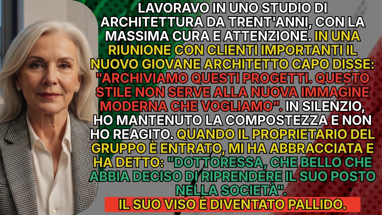 Pensava che fossi solo una vecchia impiegata. Ha scoperto la verità troppo tardi.