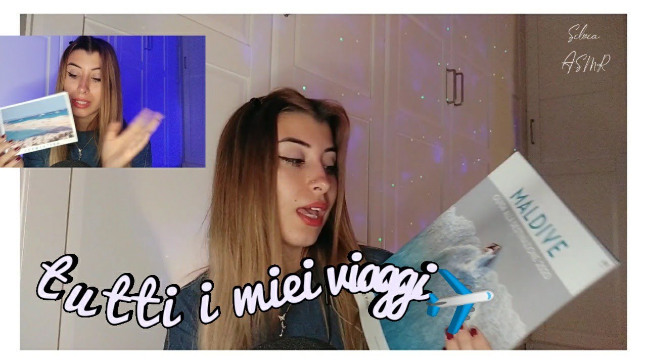 🇮🇹ASMR ITA• VI RACCONTO TUTTI I VIAGGI CHE HO FATTO , *Whispering intenso* #viaggiare #asmrita