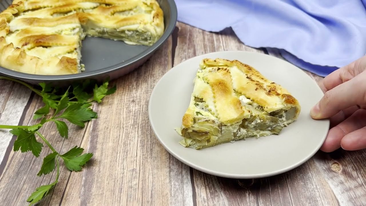 🎥 TORTA SALATA CARCIOFI E RICOTTA: cremosa, delicata e PERFETTA per ogni occasione! 🥧🌿