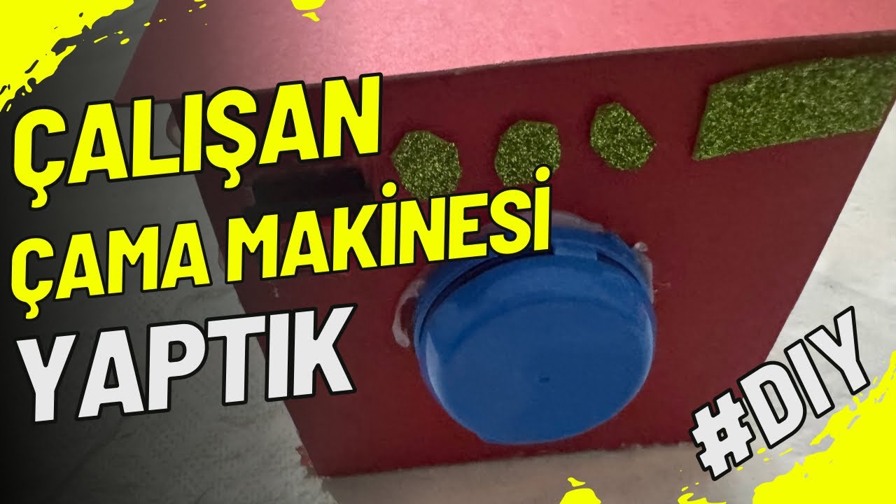 Fen Bilgisinde Efsane Proje! Mini Çamaşır Makinesi Nasıl Yapılır? #diy #keşfet 