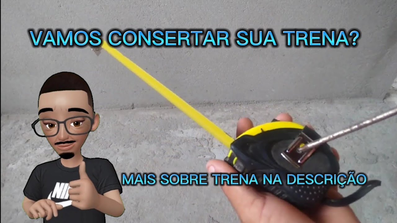 Consertando a trena de um colega de trabalho | Luiz pedreiro