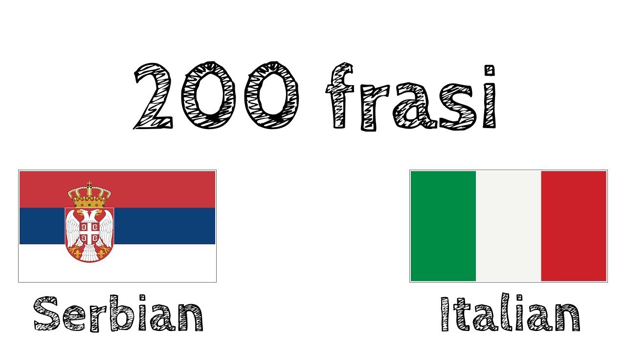 200 frasi - Serbo - Italiano