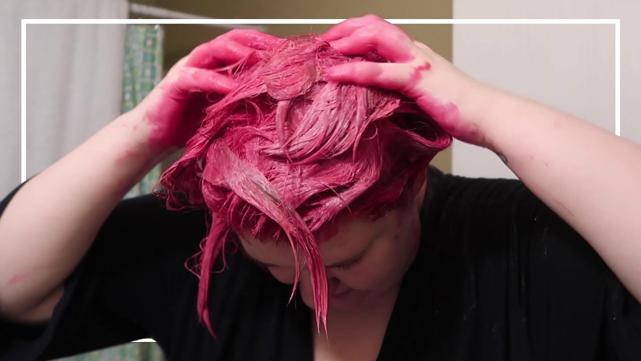 I Tried Dyeing My Hair from Brown to Pink with Arctic Fox
