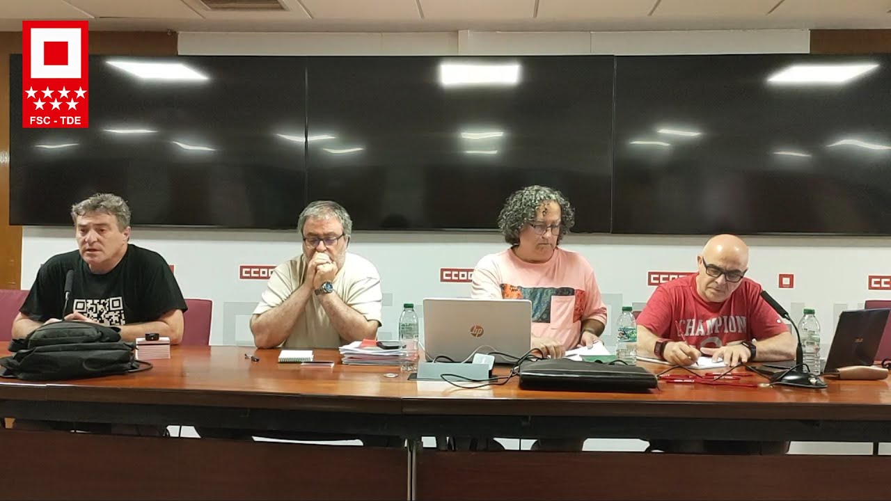 Asamblea de la Sección Sindical de Desvinculados de CCOO en Telefónica Madrid