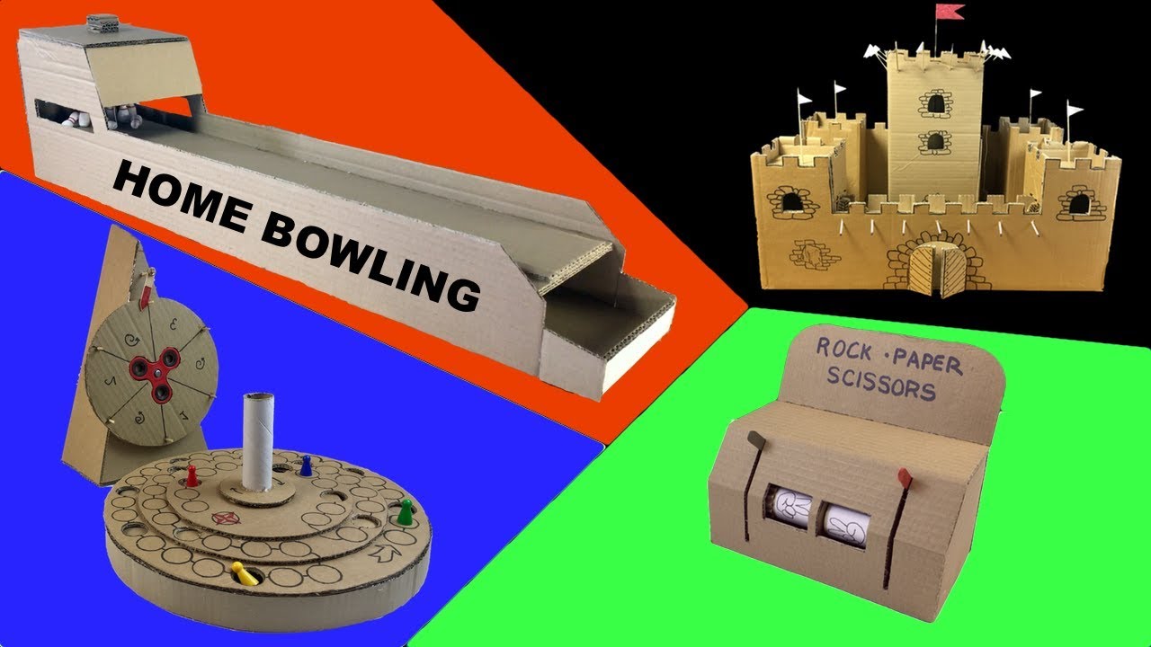 4💡cardboard games DIY compilation 👍