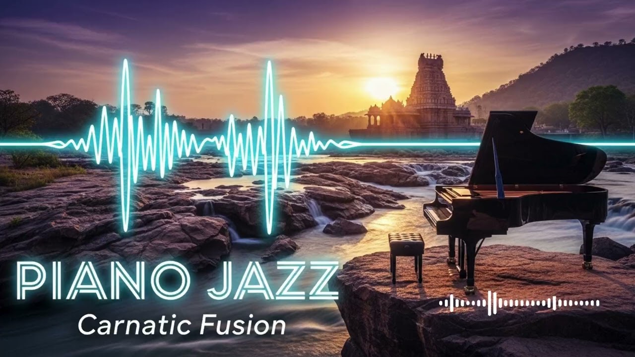 Carnatic Piano Jazz Instrumental | Relaxing Indian Fusion Music!