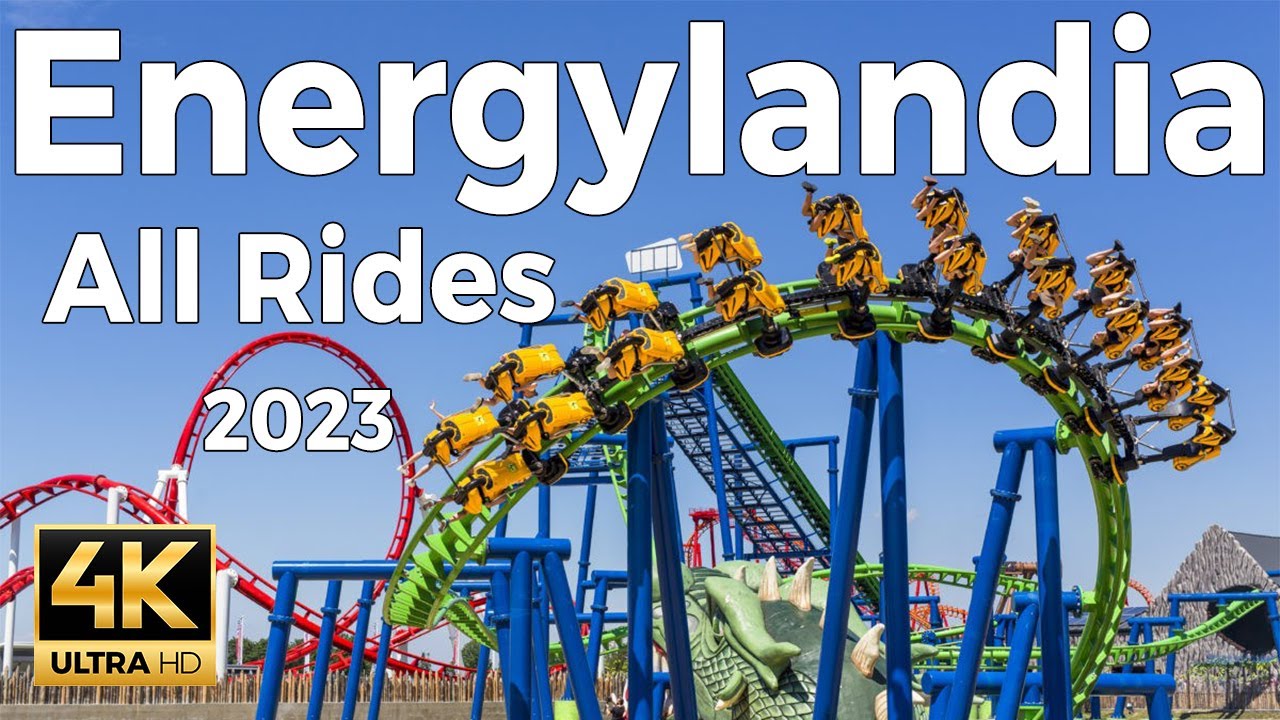 Energylandia, Poland - All Major Rides (Roller Coasters)