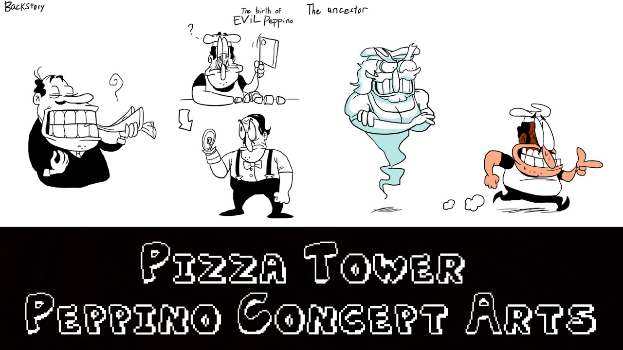 [Pizza Tower] Peppino Concept Arts