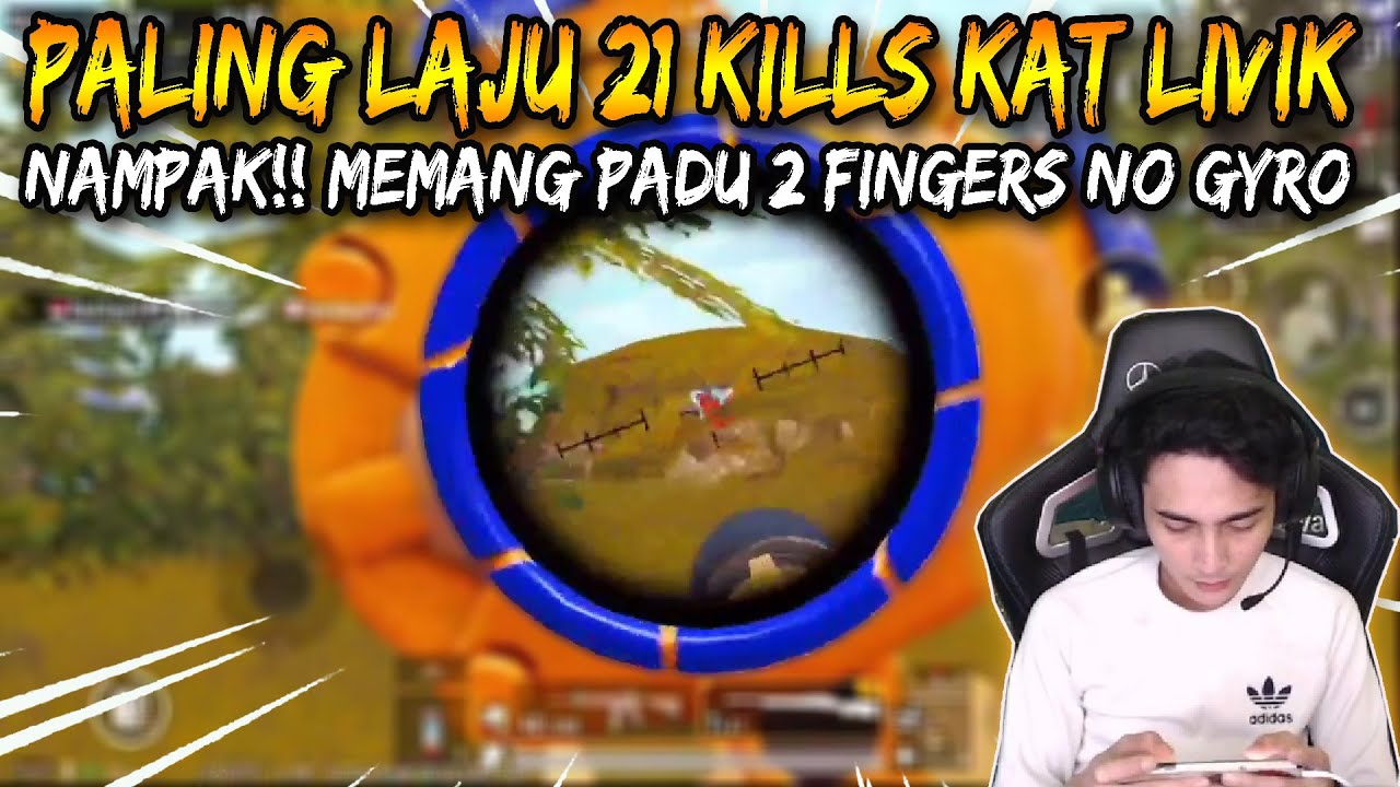 21 Kills | Nampak!! Paling Laju Kat Livik | Memang Padu 2 Fingers No Gyro Arifbakhtiar Gameplay PUBG