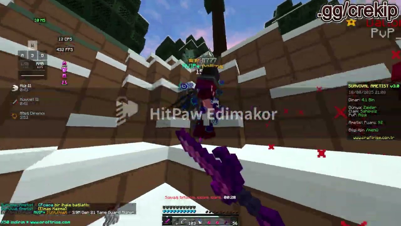 Ametist PvP / Kral Zehir Kesme / Ekip Alımlar Aktif