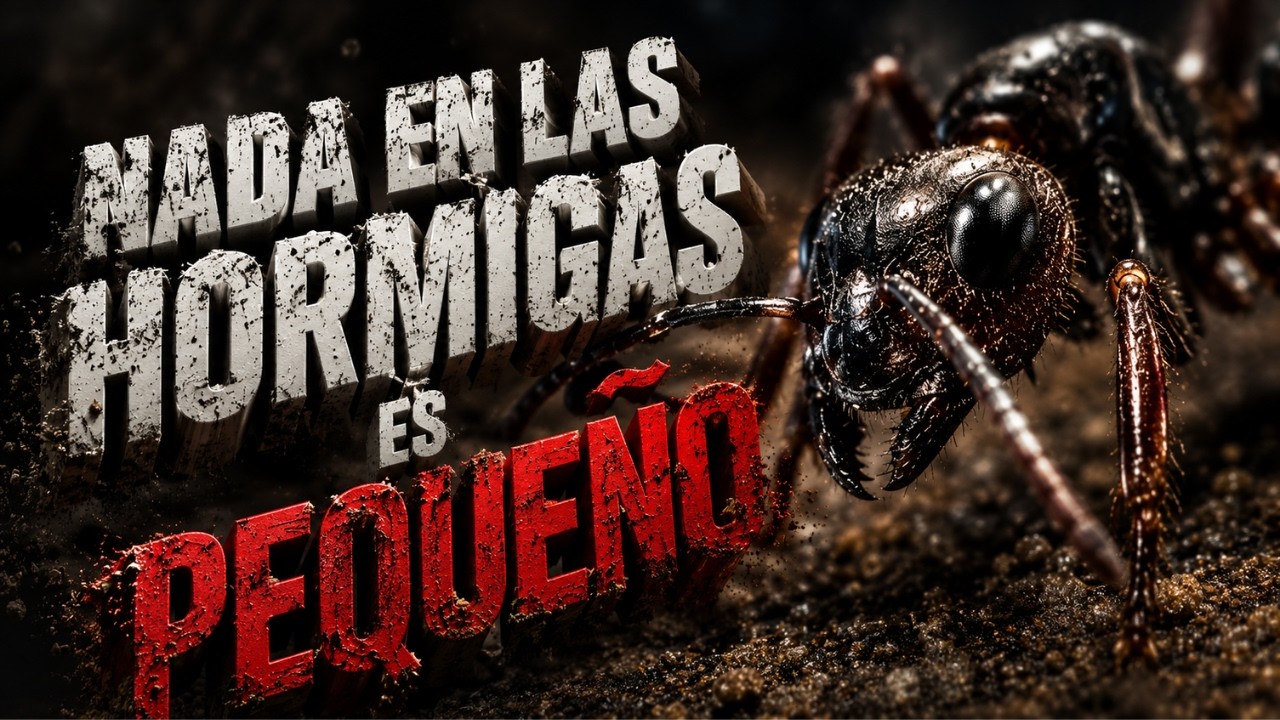 “Nada en las HORMIGAS es pequeño…”