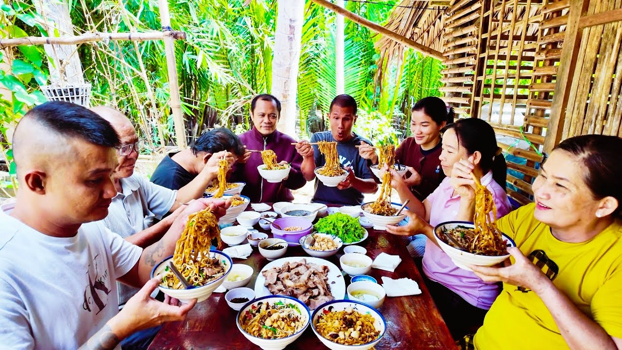 Bữa Ăn Quê Nhưng Cả Nhà Ăn Không Ngừng Đũa