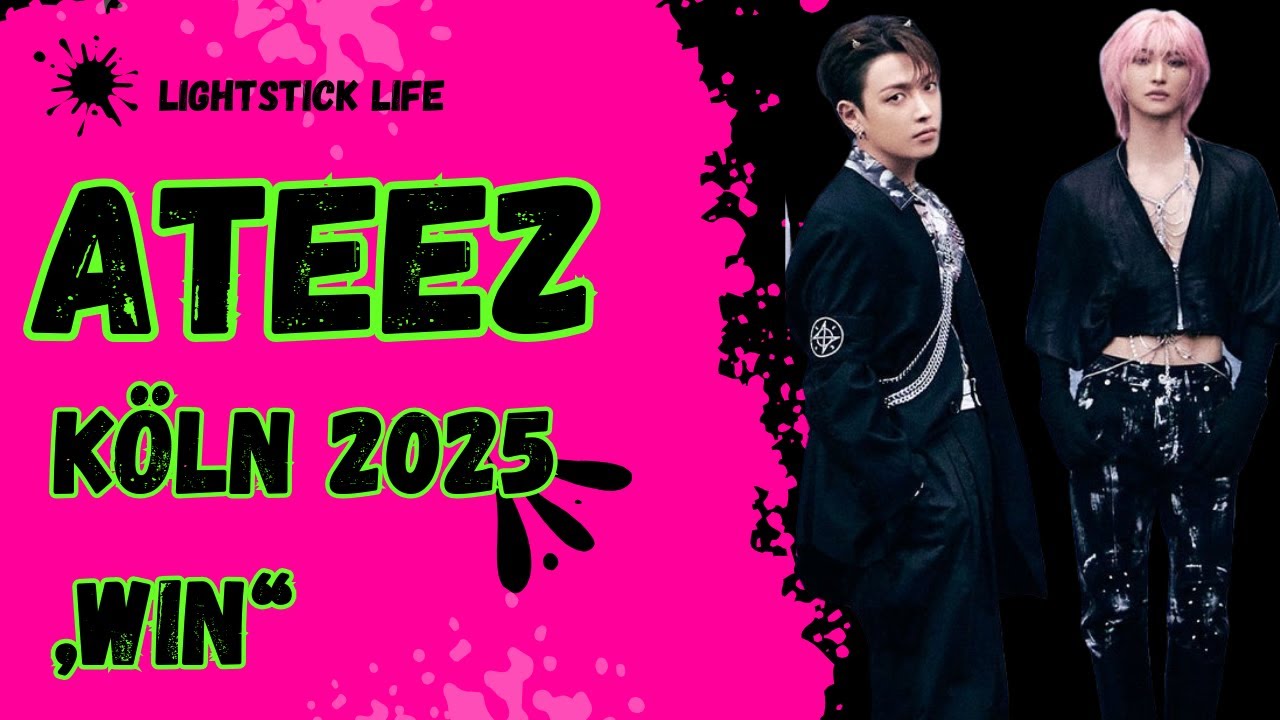 Ateez 2025 Köln 🎤🔥 „Win“ live Performance