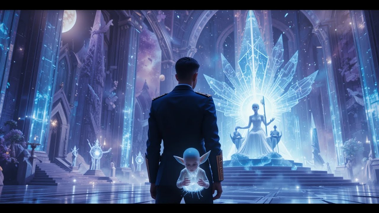 The Alien Queen's Child Ran And Hid Behind Me, Everyone in The Palace Was Shocked | A Short Sci-fi