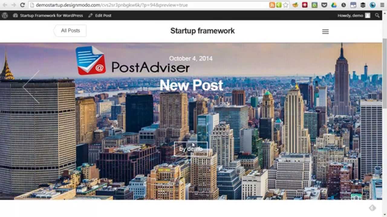 Startup Framework Review: A Highly Intuitive WordPress Theme Builder