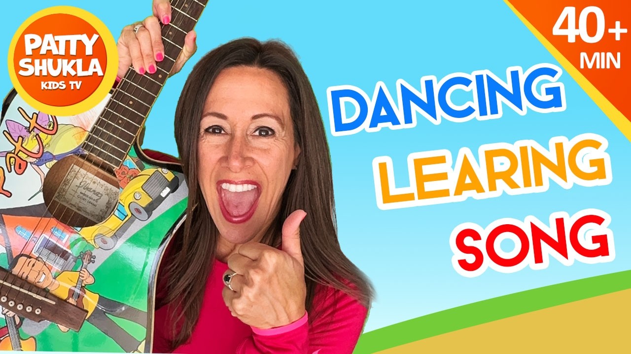 Dancing Learning Songs for Kids, Children and Toddlers.Phonics | 45 Minutes Compilation Patty Shukla