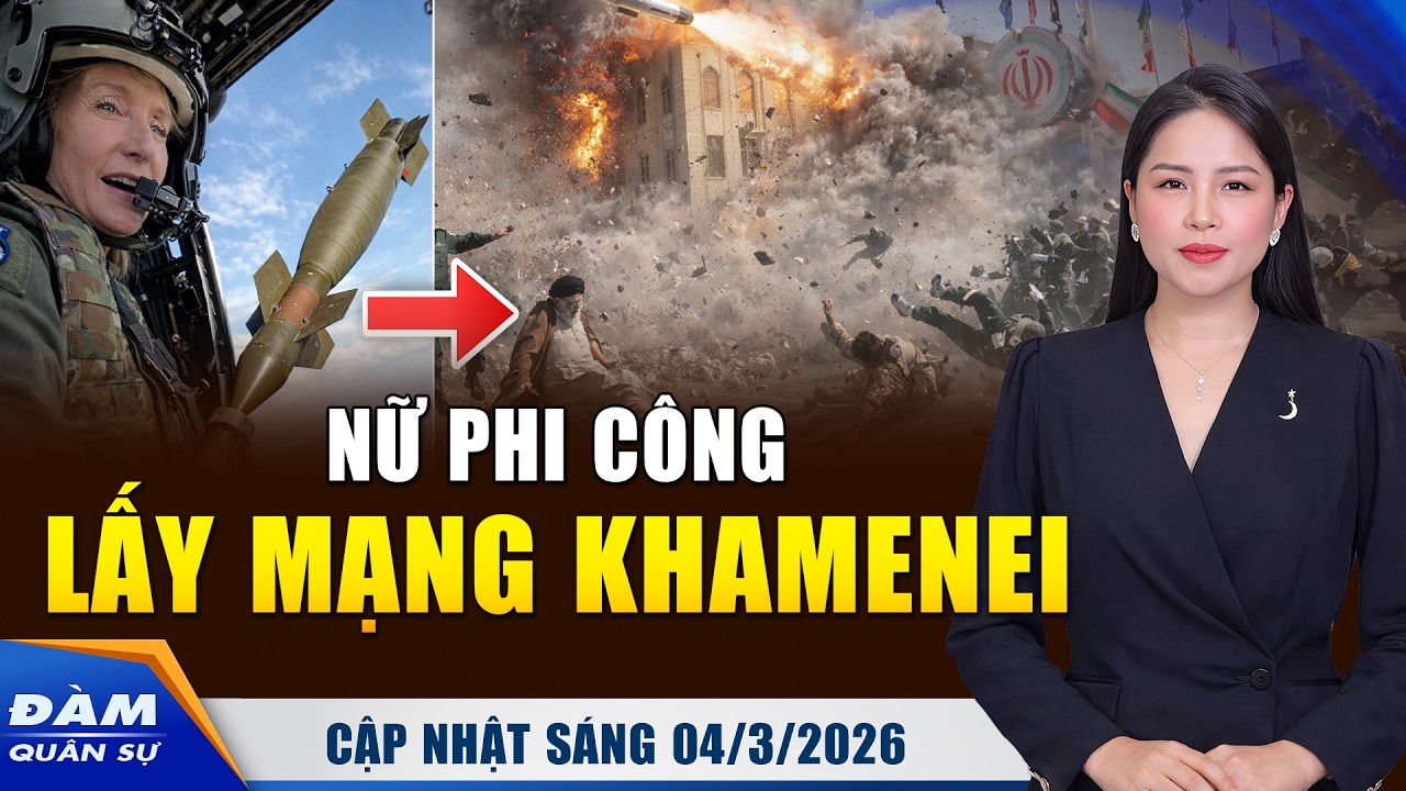 Lộ Diện Nữ Phi Công Mỹ Ném Bom Lấy Mạng Khamenei, Trump Công Bố 4 Mục Tiêu Khi Đánh Iran