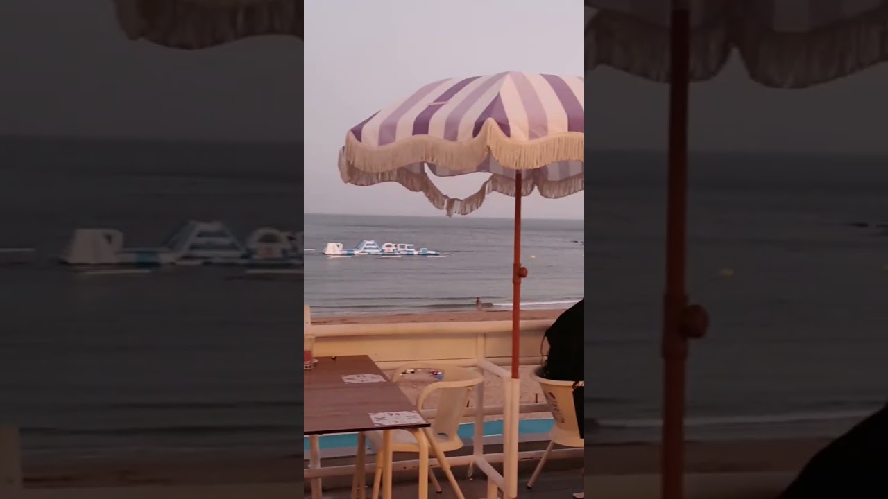 Portugal coast #beachdining #sunset #dusk #vacationvibes