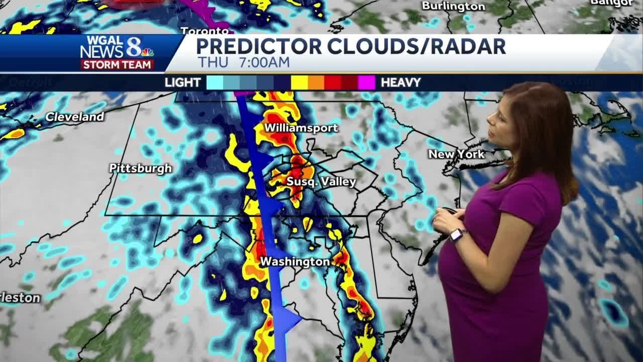 Chance of heavy rain, possible flooding in the forecast for central Pennsylvania