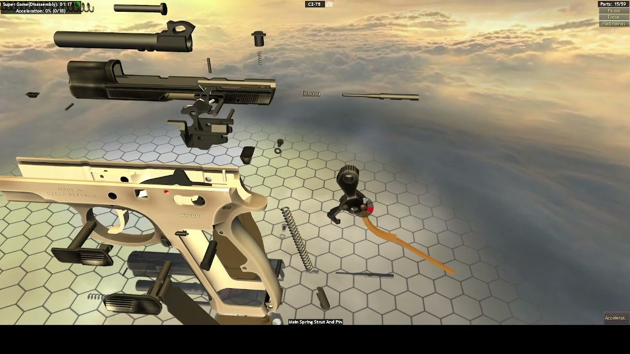 World of Guns: Gun Disassembly: CZ-75 (Super Game)