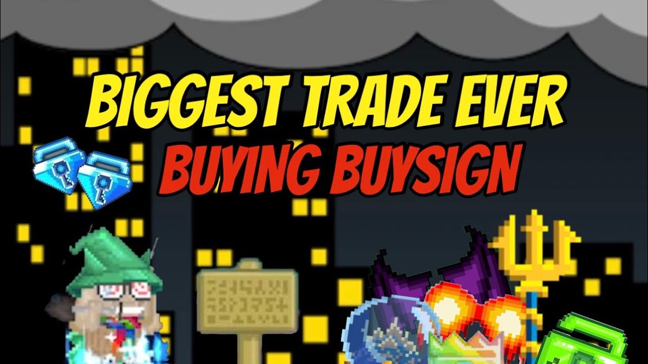 КРУПНЕЙШАЯ СДЕЛКА В ИСТОРИИ… ПОКУПКА BUY+ WORLD BUYSIGNS 🪧| Growtopia