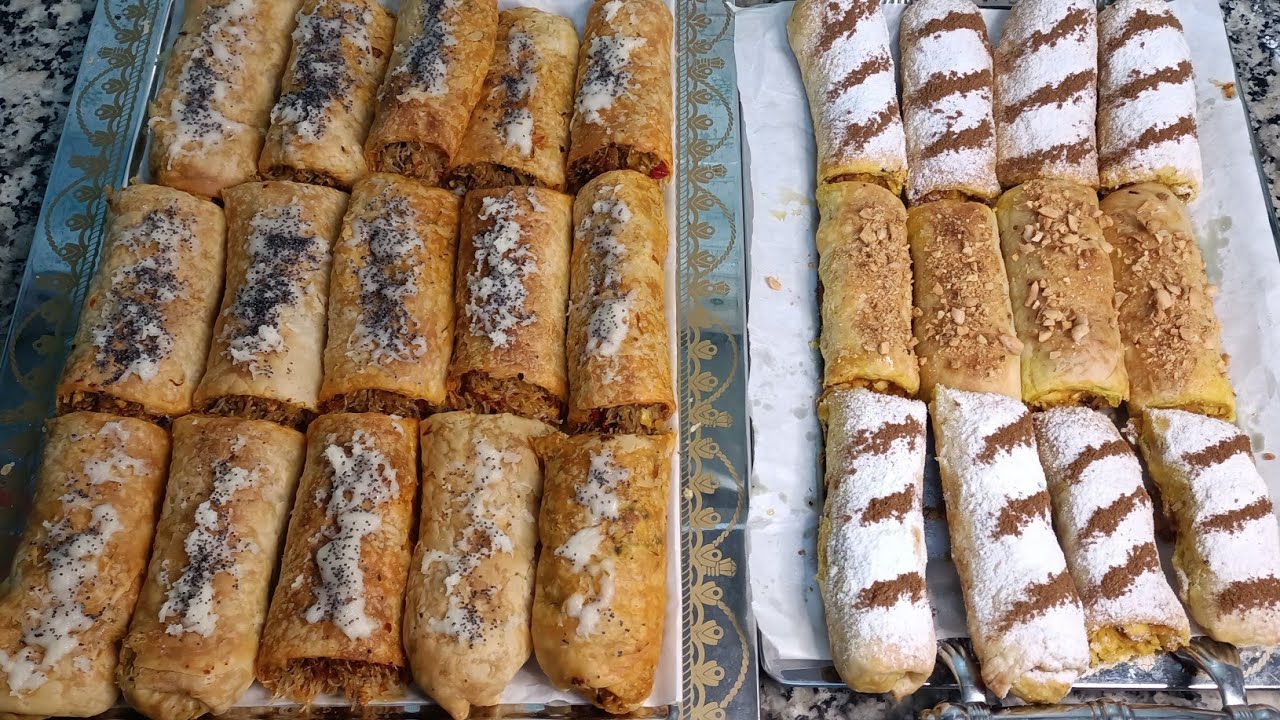 هادو هما المملحات بعجينة المسمن لي غينفعوكم فرمضان بجوج حشوات مالحة او حلوة مع إضافة فالحشوة خطيييرة