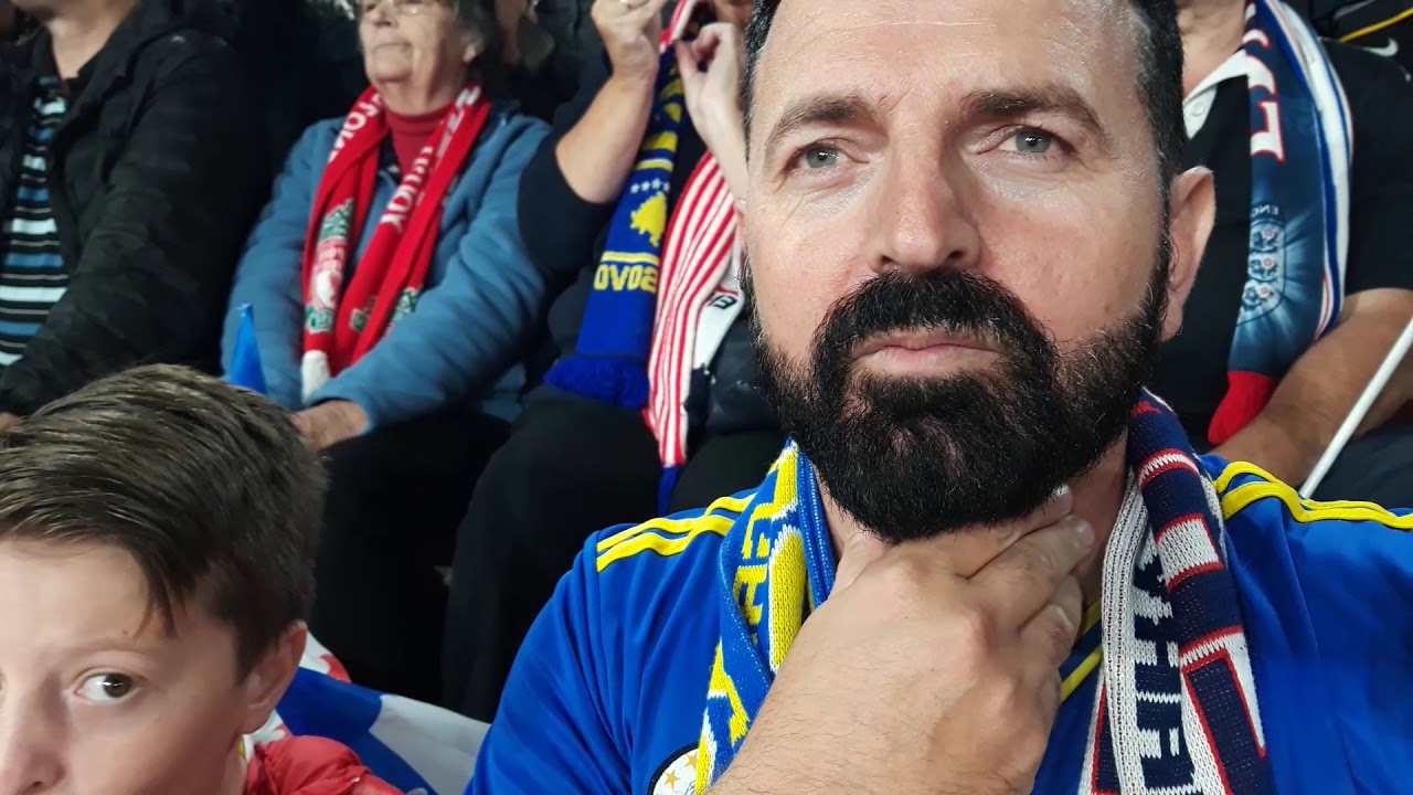 Angli vs Kosova , Muriqi kur ja ka mbrojt penaltine qfare gzimi a ne stadium