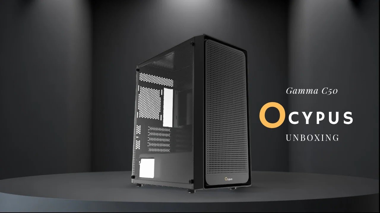 UNBOXING Casing OCYPUS GAMMA C50 M-ATX High Performance Airflow @Ocypus_Global