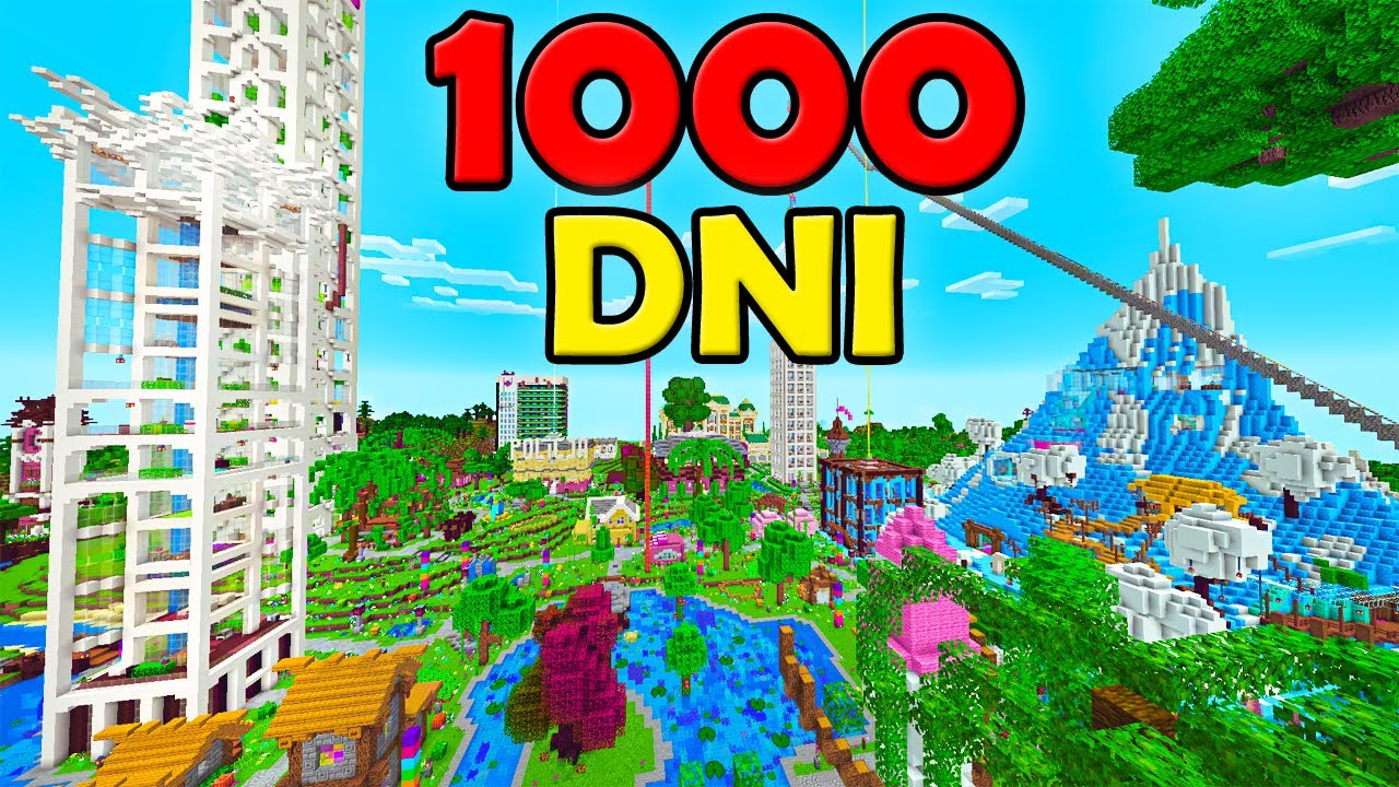 WRÓCIŁEM ⚠️  na MILIONOWICE ❤️ po *1000 DNIACH* ⌛️ w Minecraft! 😱