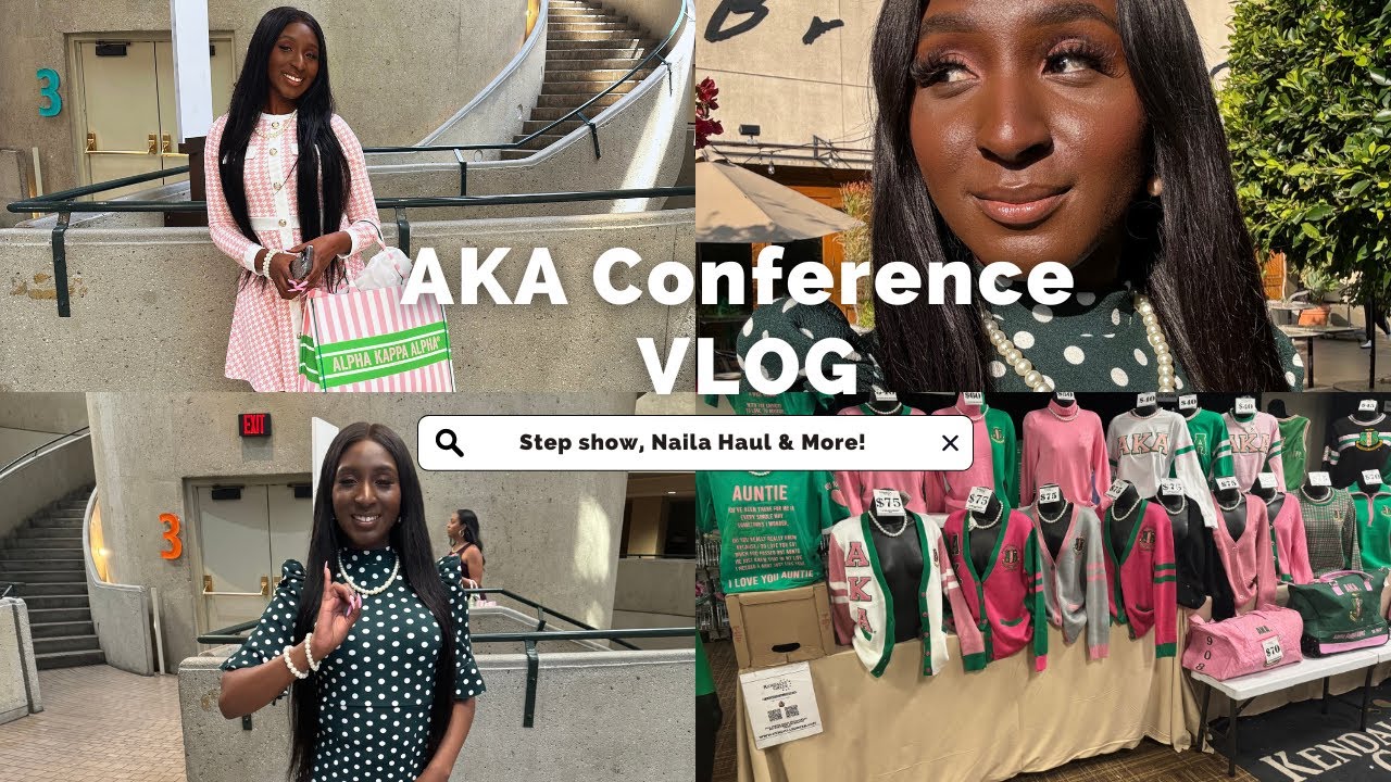 Come With Me To An Alpha Kappa Alpha Conference in Los Angeles | Step Show, Naila Haul & More| VLOG