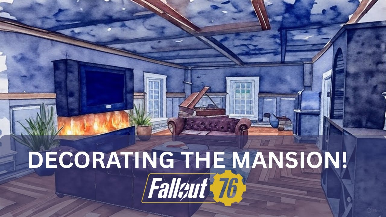 How to decorate the mansion in Fallout 76 on a tight budget! 