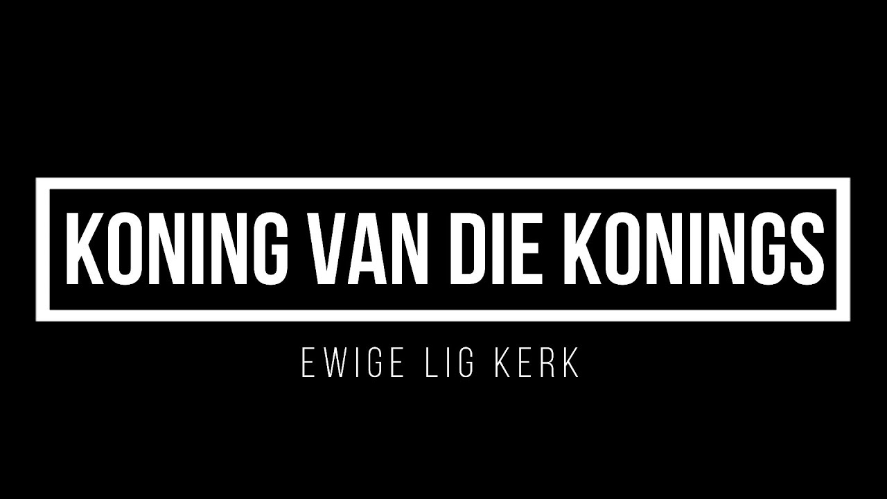 Koning Van Die Konings(feat. Samantha De Jager)[Live] - Ewige Lig