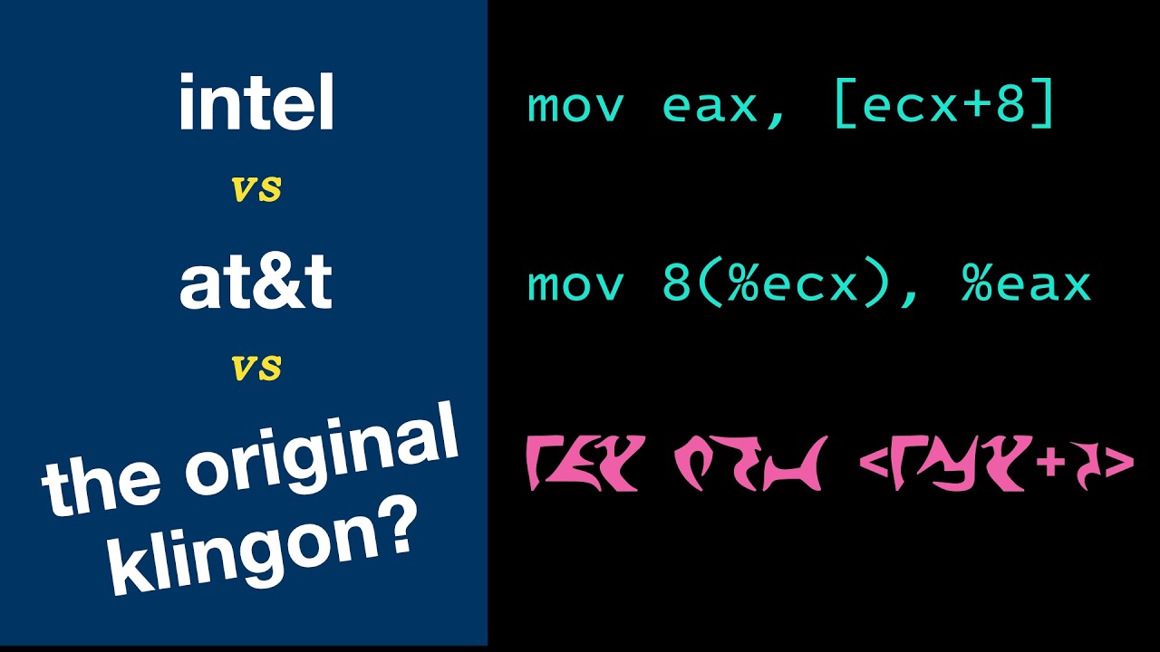 The case for AT&T syntax