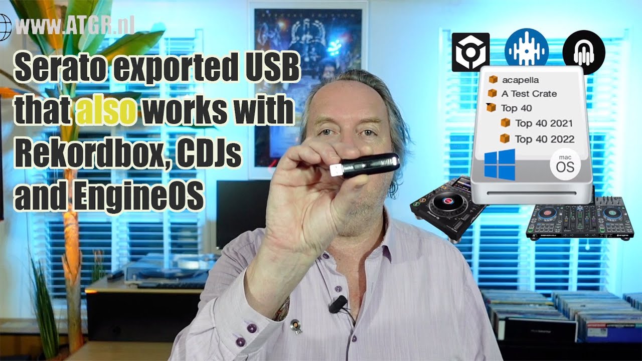 Export a selection of Serato crates to USB and enable that USB for Rekordbox, CDJs and EngineOS