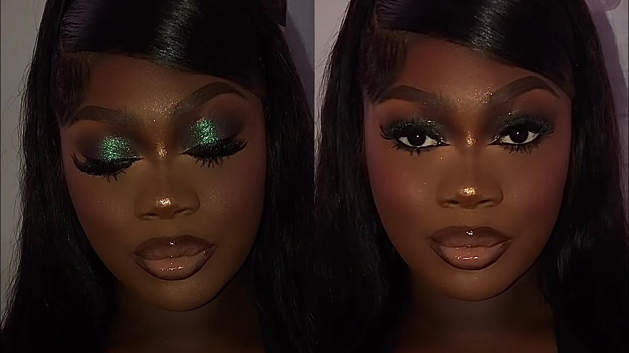 Glitz & Glam on chocolate Barbie Makeup tutorial 😍