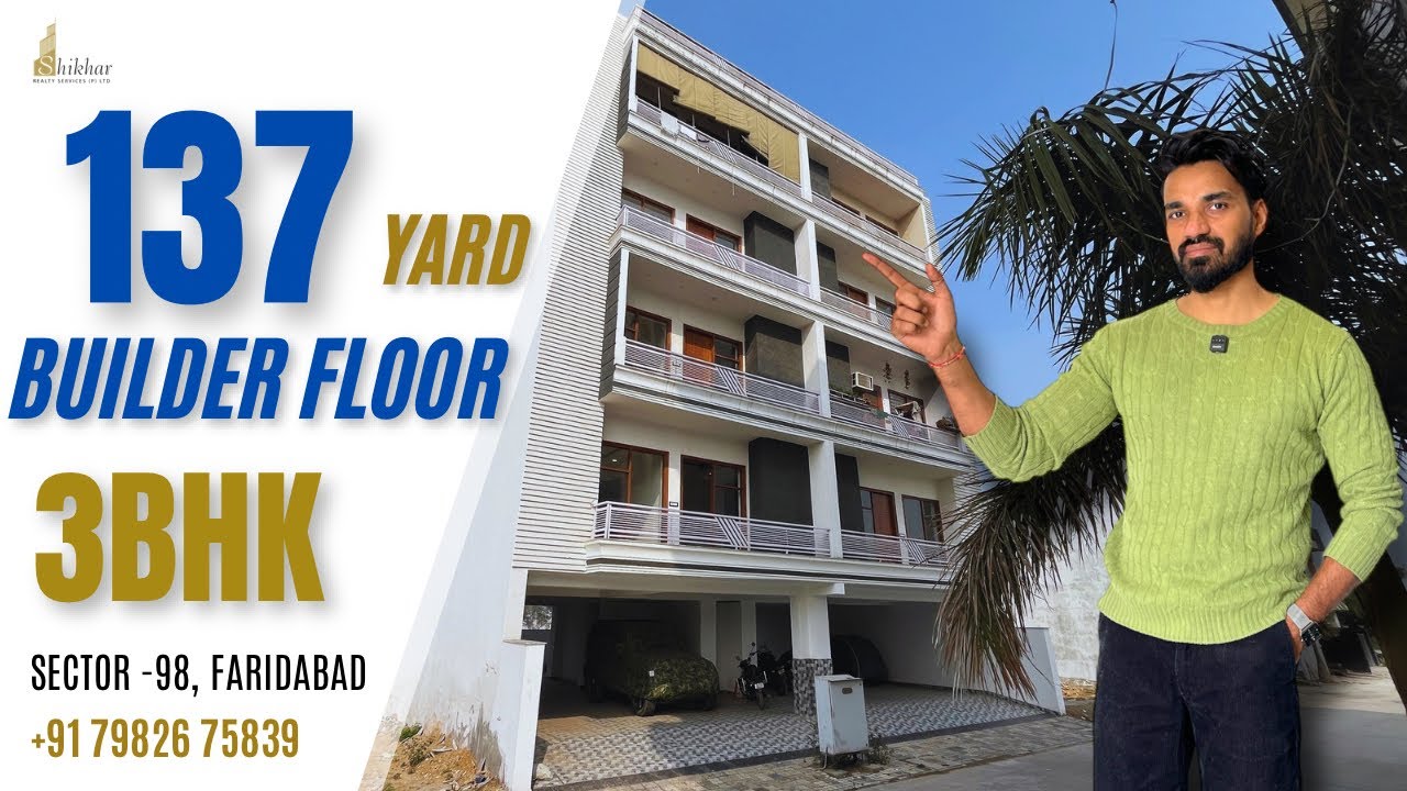 Luxury 3BHK Builder Floor for Sale in Sector-98, Faridabad | Ready to Move