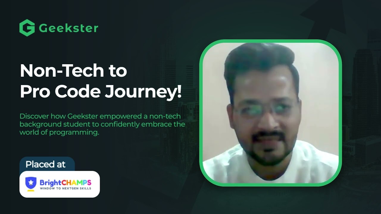 Mayank Gupta| Placement Story| Placed at Progress| Geekster| Honest Student Review