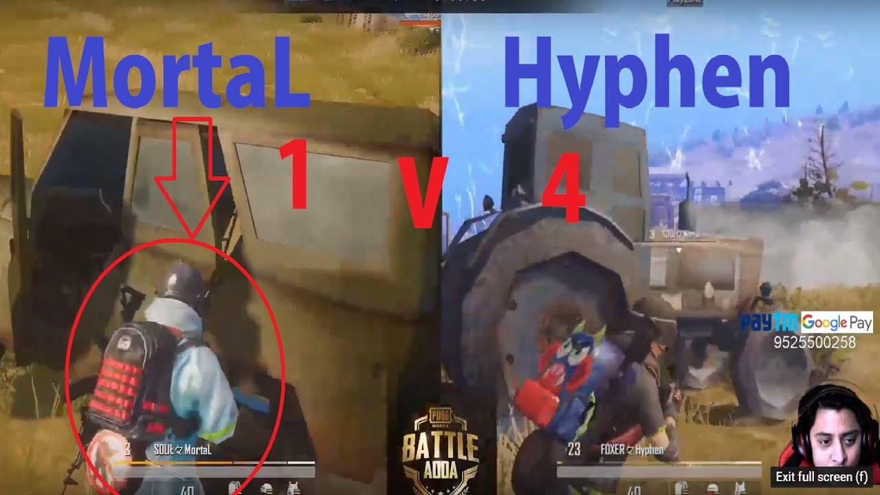 Soul Mortal 200 IQ God Level  1v 4 GamePlay in Tournament