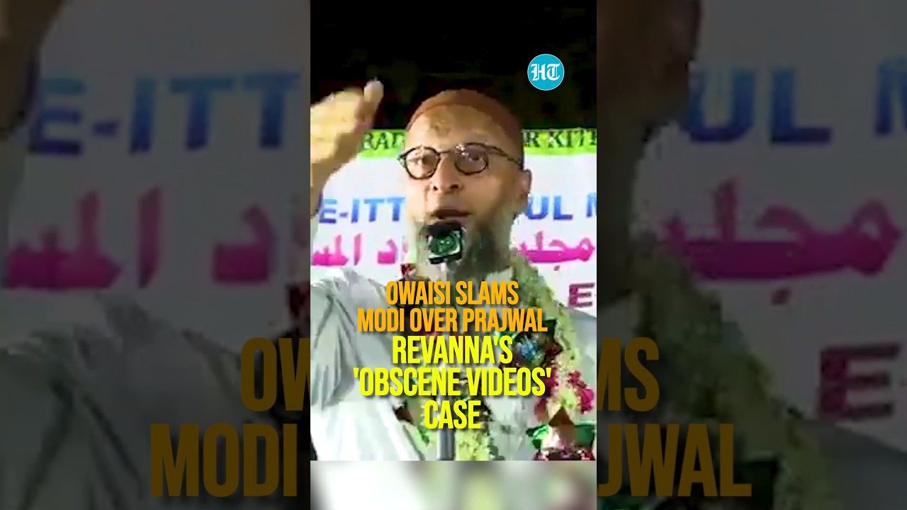 #Owaisi Slams #Modi Over Prajwal Revanna's 'Obscene Videos' Case | #Viralvideo #prajwalrevannavideo