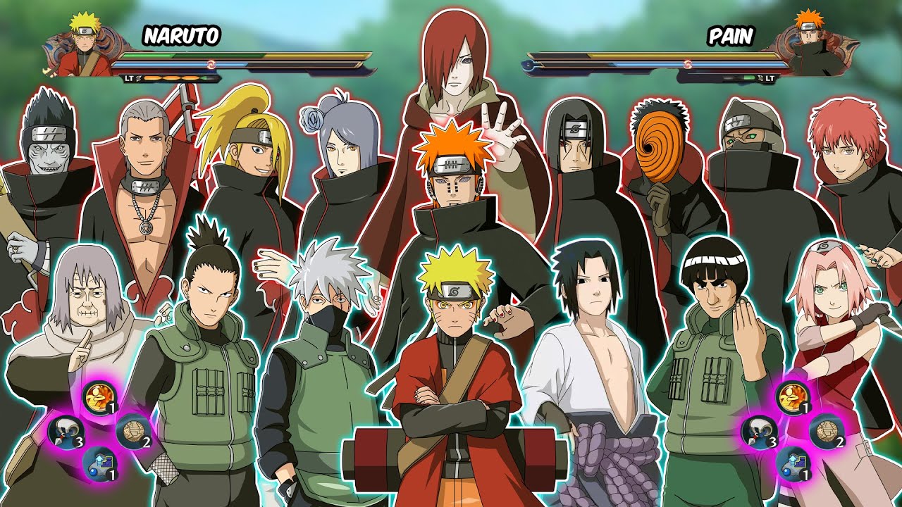 ANGGOTA AKATSUKI VS YANG MENGALAHKANNYA | Naruto Storm 4 MOD
