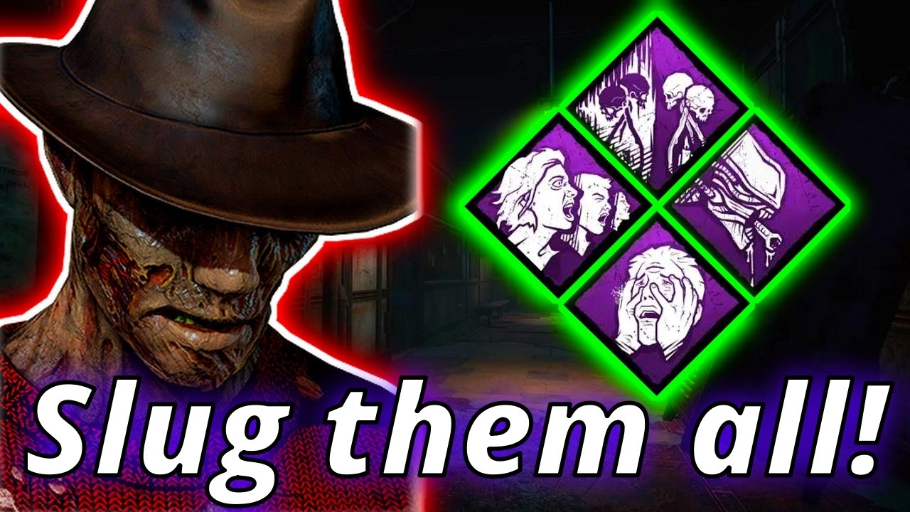 Dead By Daylight: BUNNY'S SUPER SLUGGER FREDDY BUILD!